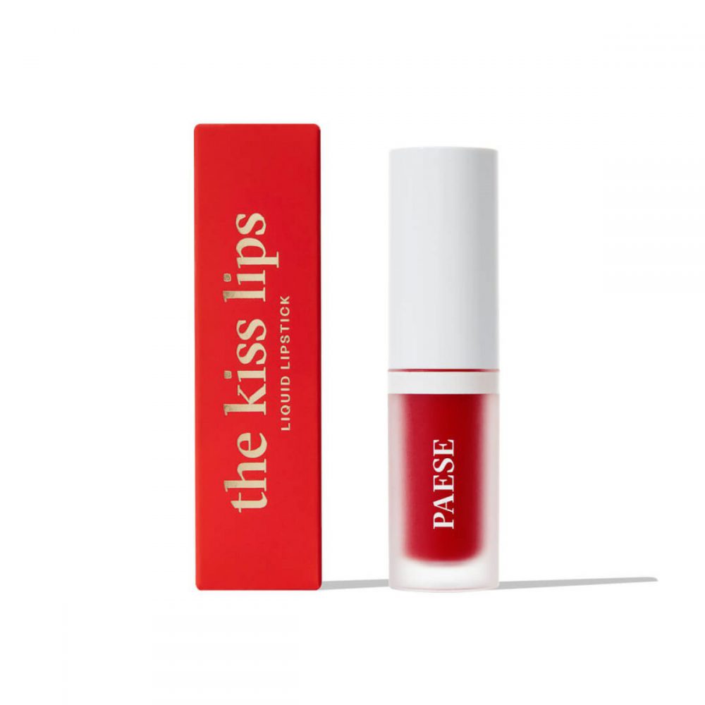 Paese Cosmetics Liquid Lipstick The Kiss Lips PAESE 3,4ml Classic Red