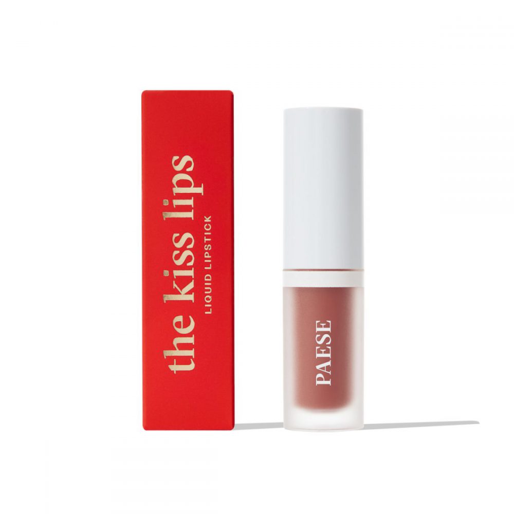 Liquid Lipstick The Kiss Lips PAESE 3,4ml Nude Beige