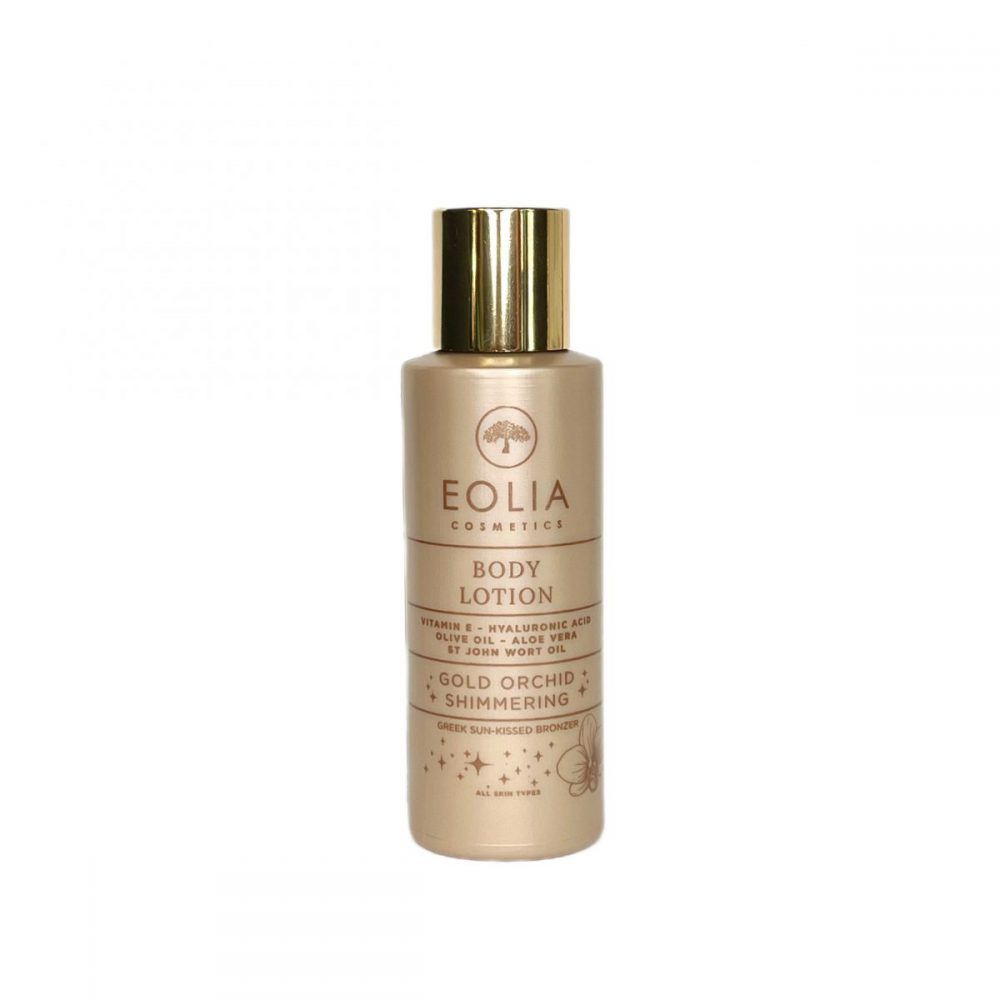 Body Lotion Χρυσή Ορχιδέα Smimmering 100ml (Travel Size) – Eolia Cosmetics