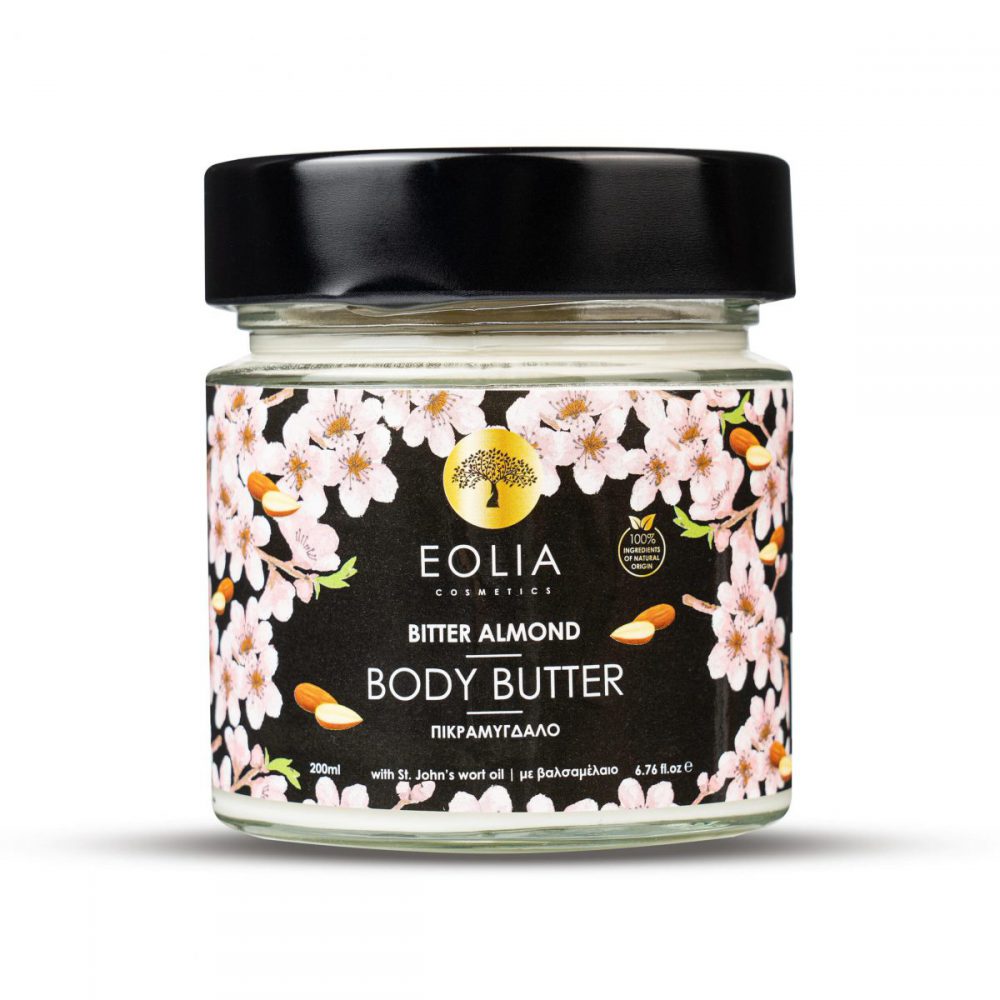 Ενυδατικό Βούτυρο Σώματος (Body Butter) με Πικραμύγδαλο 200ml – Eolia Cosmetics