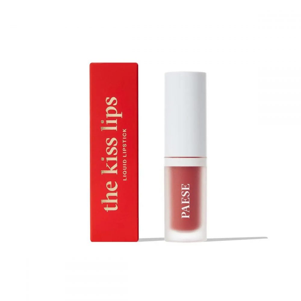 Liquid Lipstick The Kiss Lips PAESE 3,4ml Nude Coral