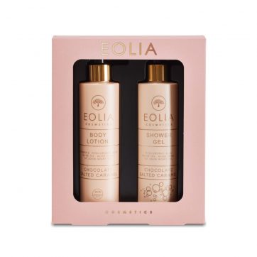 Eolia Cosmetics Gift Box Shower Gel & Body Lotion Chocolate Salted Caramel – Eolia Cosmetics